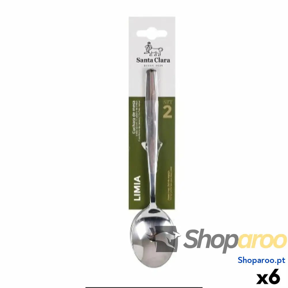 Colher de Sobremesa Quttin Limia 2 Peças (6 Unidades)