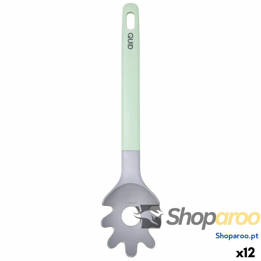 Colher para Servir Massa Quid Ozon Verde Plástico 32 cm (12 Unidades)