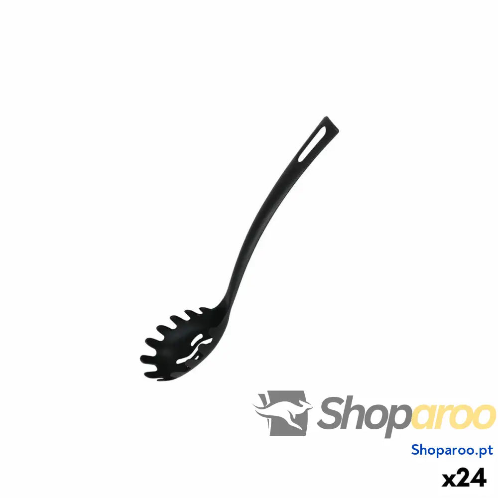 Colher para Servir Massa Quttin Nylon 29 x 5,5 cm Preto (24 Unidades)