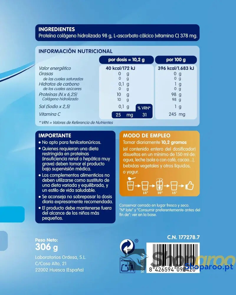 Colnatur Classic Neutro 3PACK | 918g | Colágeno en polvo con Vitamina C para Huesos y Articulaciones Amazon Exclusive
