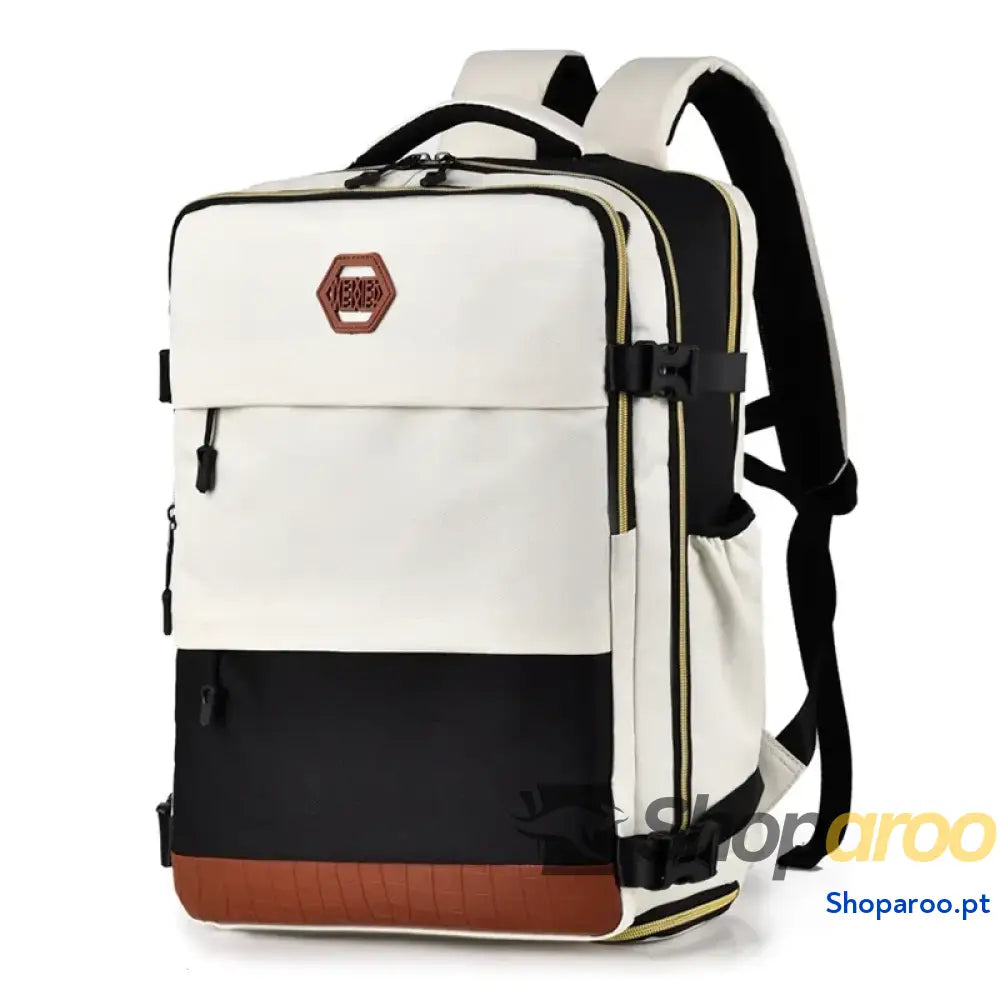 Color Block Multi-Pockets Backpack Bag