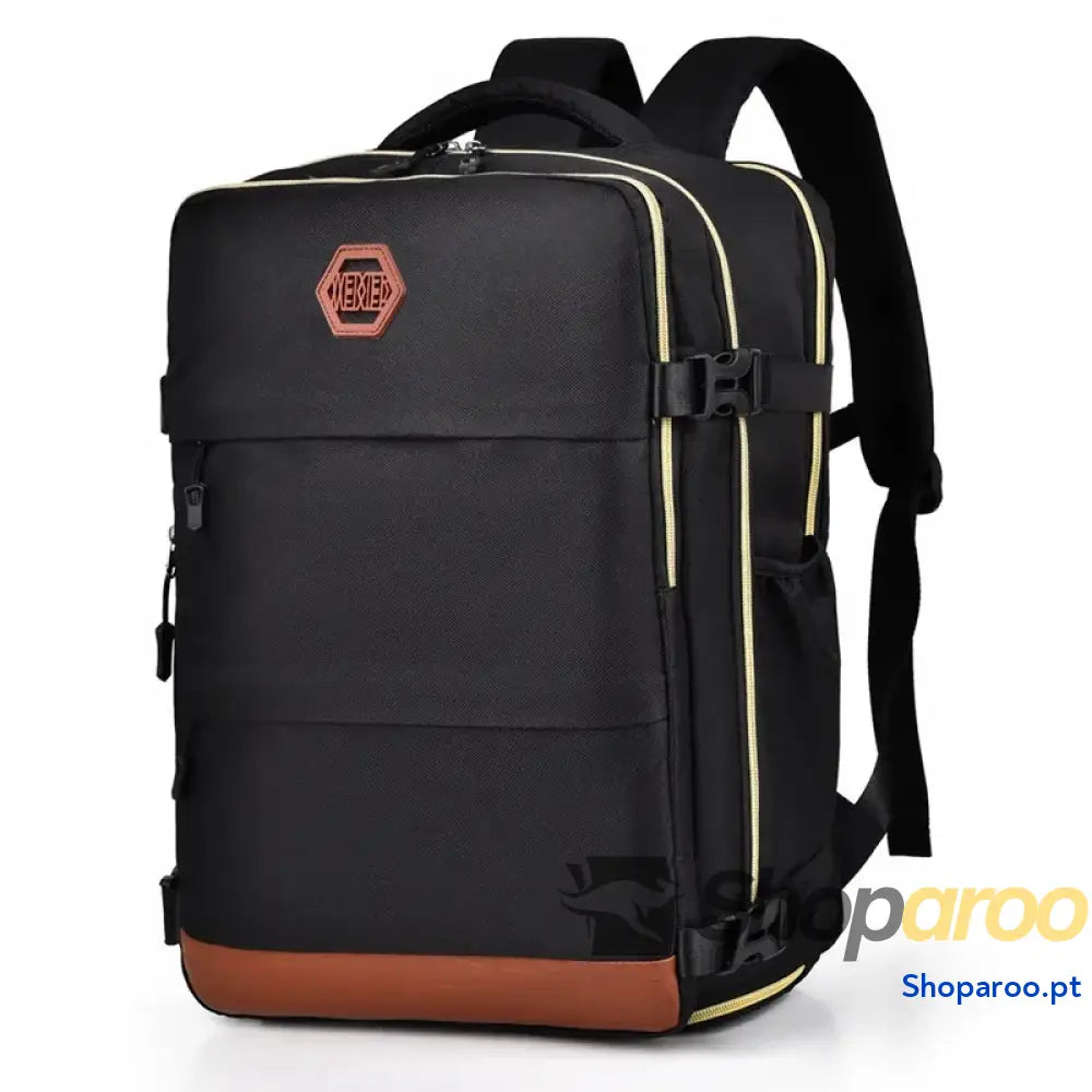 Color Block Multi-Pockets Backpack Bag
