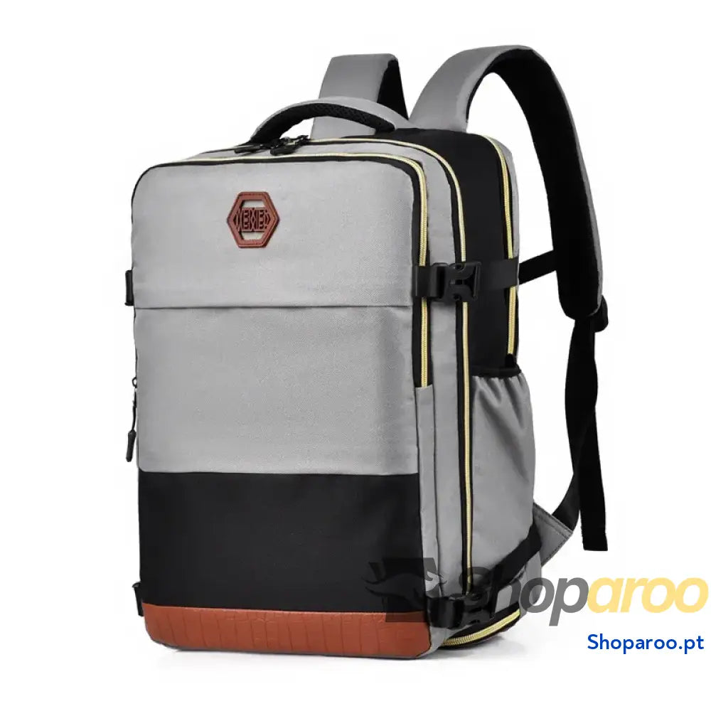 Color Block Multi-Pockets Backpack Bag