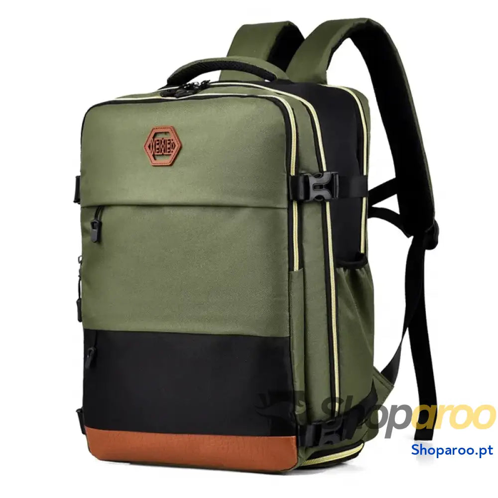 Color Block Multi-Pockets Backpack Bag