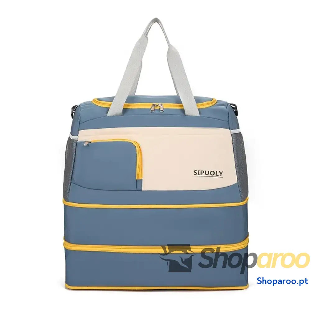 Color Block Oxford Cloth Travel Bag