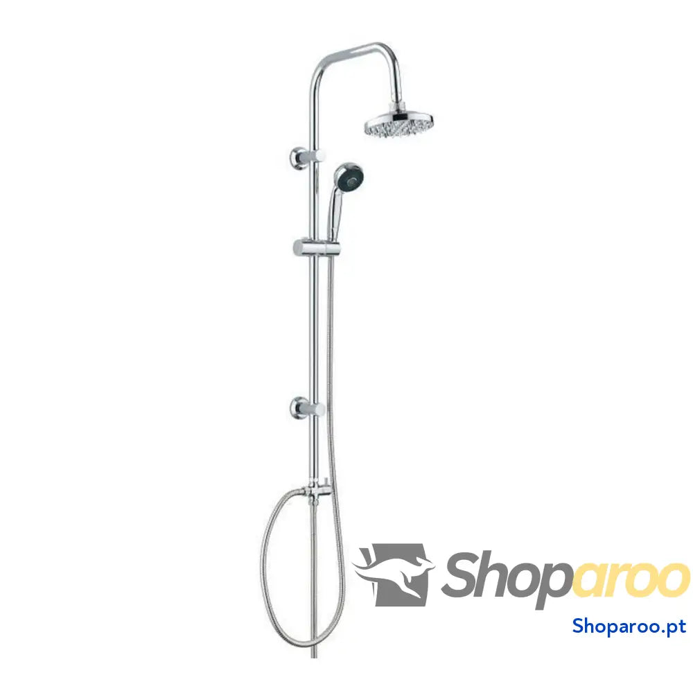 Coluna de duche Rousseau Sonora 3 Cinzento Aço inoxidável ABS Ø 15 cm