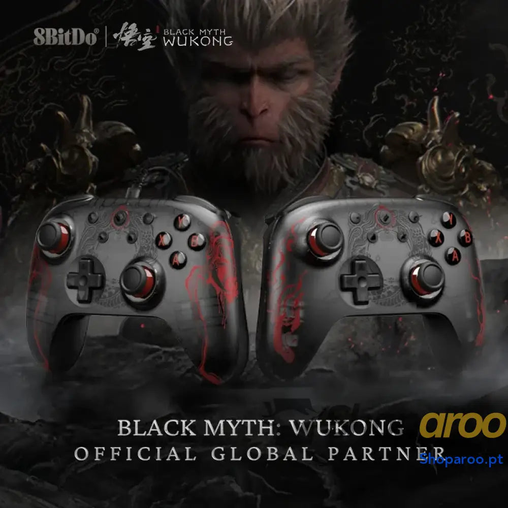Comando Fios 8BitDo-Ultimate Black Myth para PC e Android