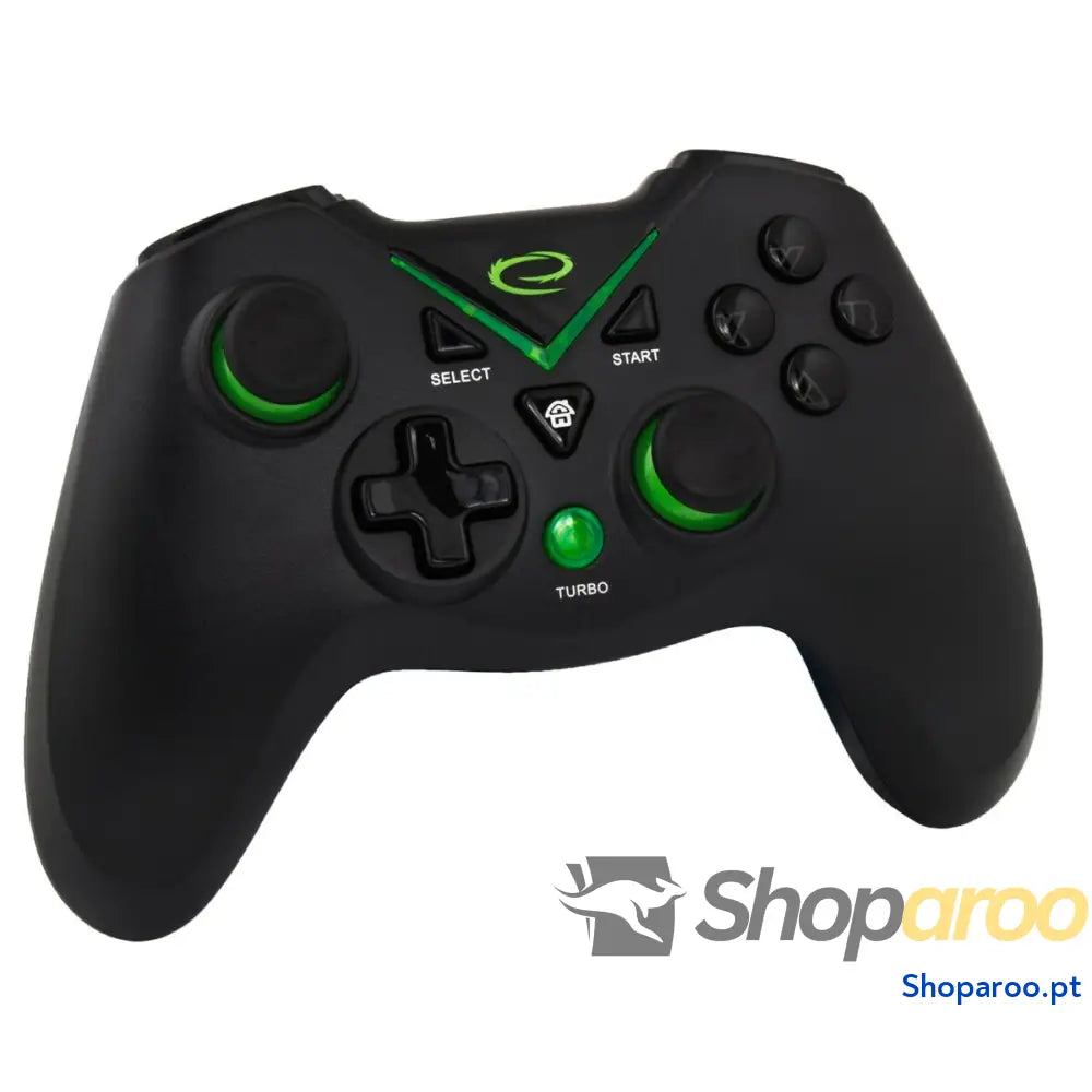 Comando Gaming Esperanza EGG112K Preto Verde Microsoft Xbox One PC PlayStation 3