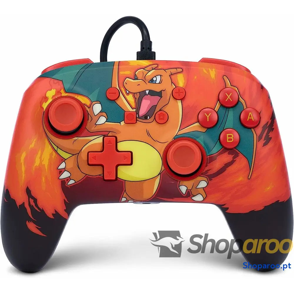 Comando Gaming Powera CHARIZARD Vermelho Nintendo Switch