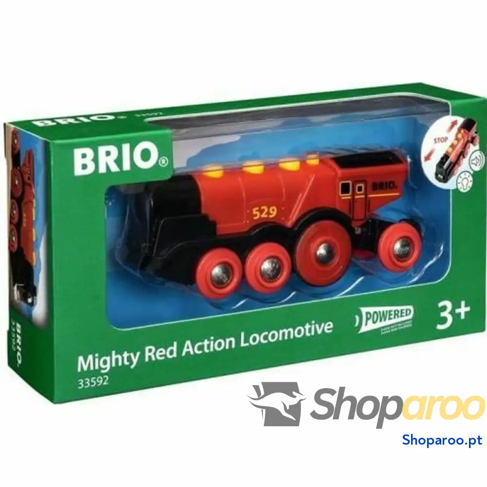 Comboio Brio Powerful Red Stack Locomotive