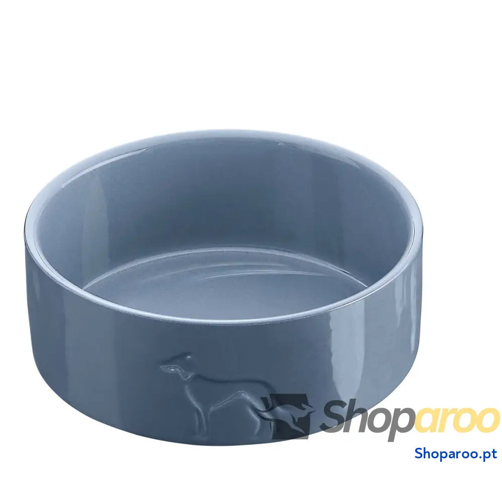 Comedouro para Cão Hunter OSBY GLAZED Azul Cerâmica 1,9 L