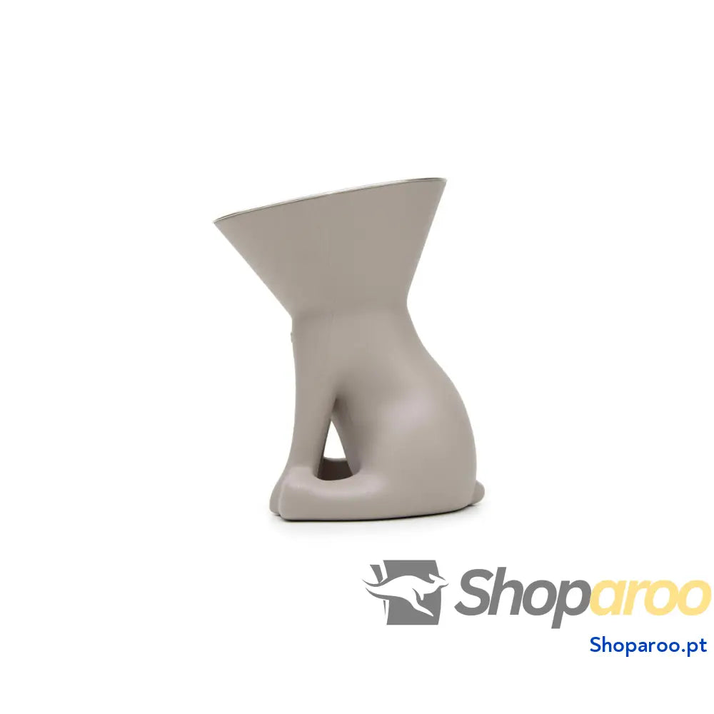 Comedouro para Cão United Pets Up Elisabeth Cinzento Aço inoxidável Polietileno 1 L