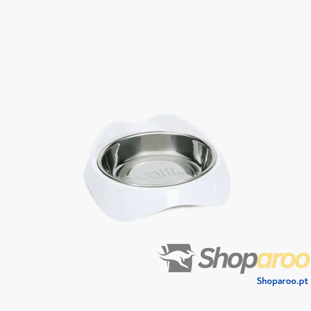 Comedouro para Gato Catit Branco Aço inoxidável
