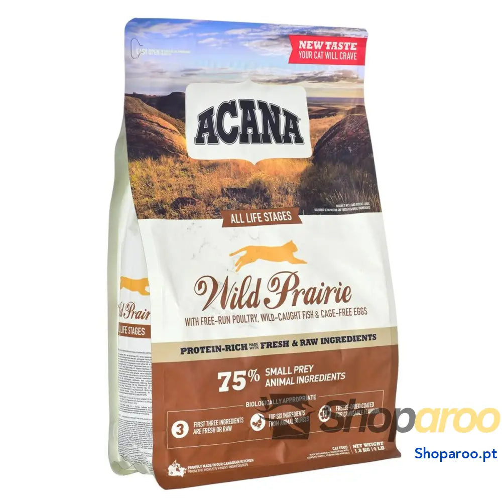 Comida para gato Acana Wild Prairie Cat Frango Peru 1,8 kg