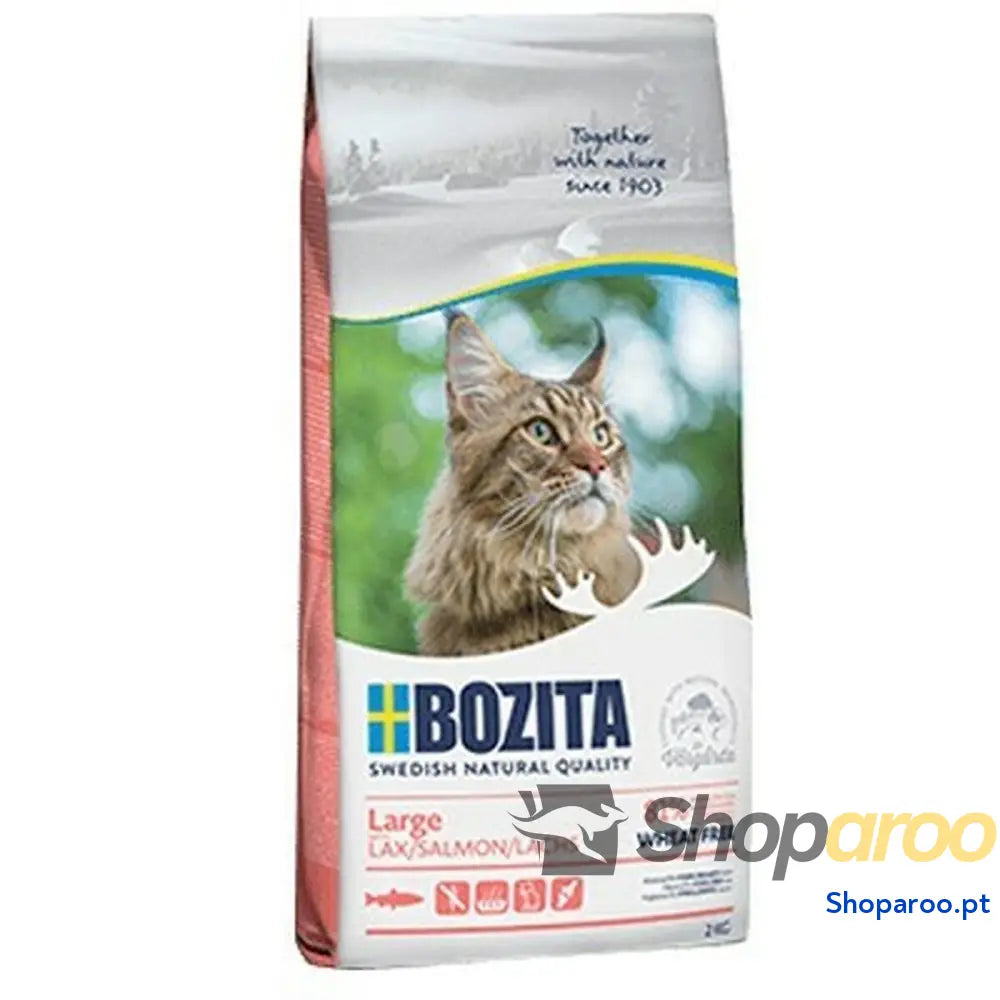Comida para gato Bozita Large wheat Frango Salmão Peixe 2 Kg