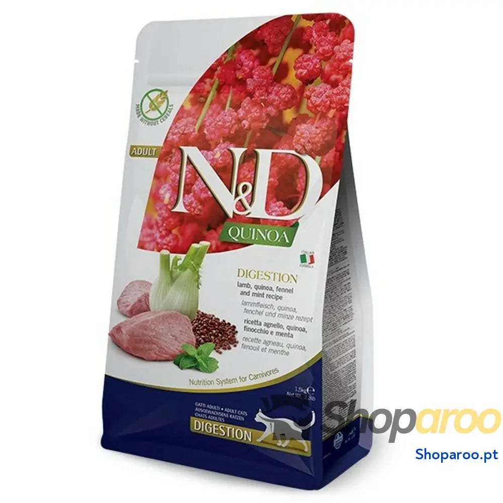 Comida para gato Farmina Digestion Adulto Menta Borrego 1,5 Kg