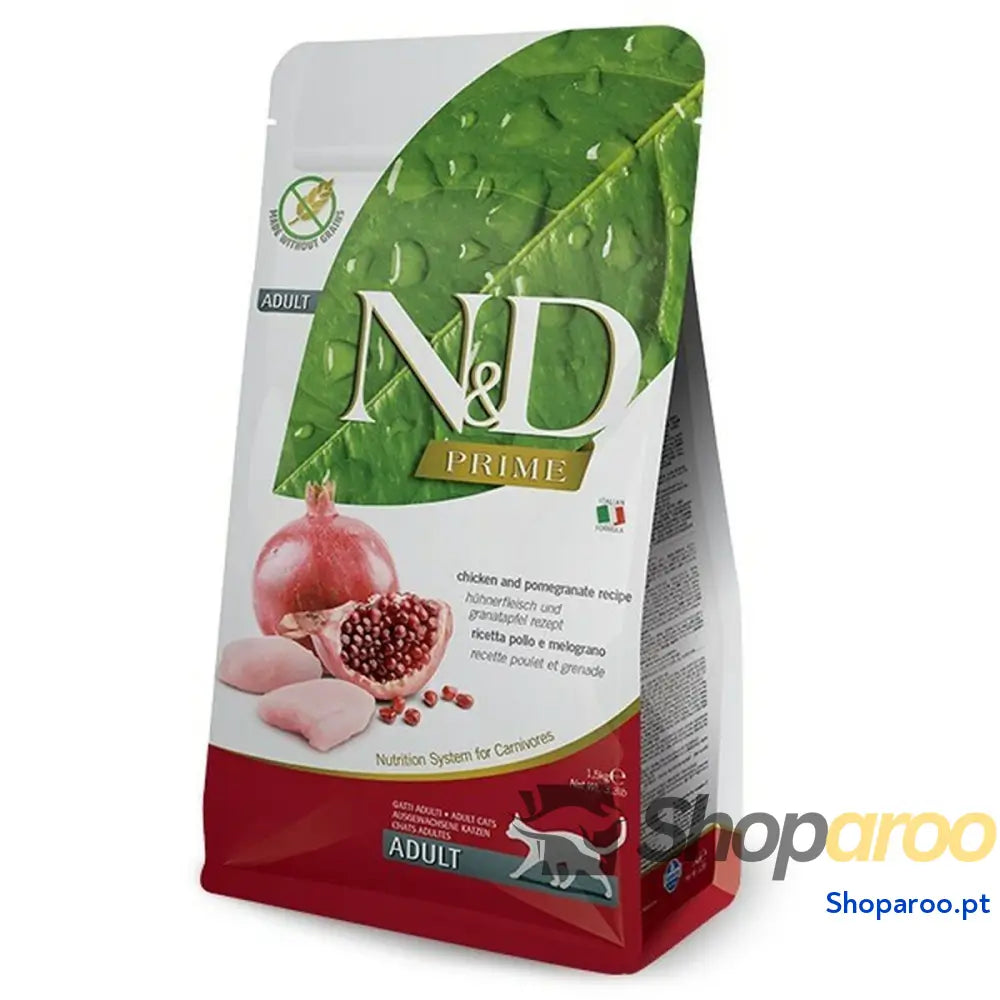 Comida para gato Farmina N&D CAT PRIME Adulto Romã Frango 1,5 Kg