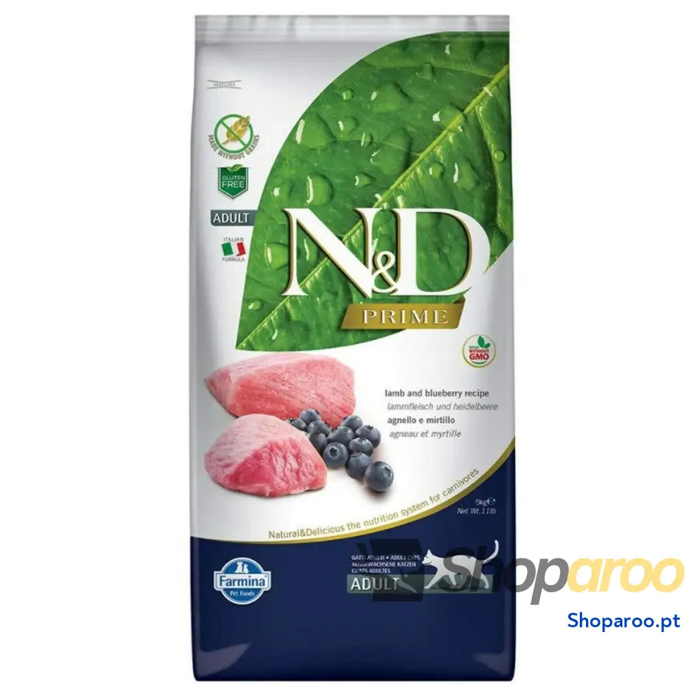 Comida para gato Farmina Prime Adulto Mirtilo Borrego 5 kg