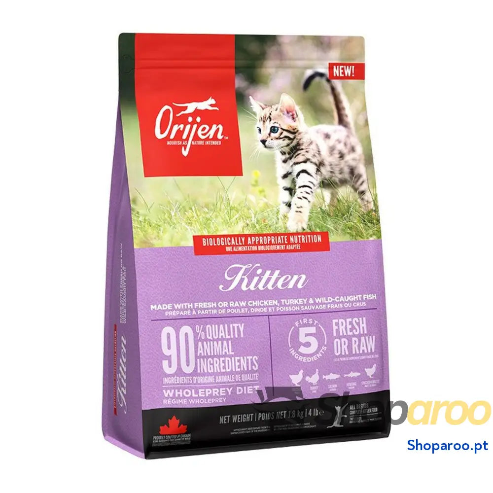Comida para gato Orijen Frango Peru 1,8 kg