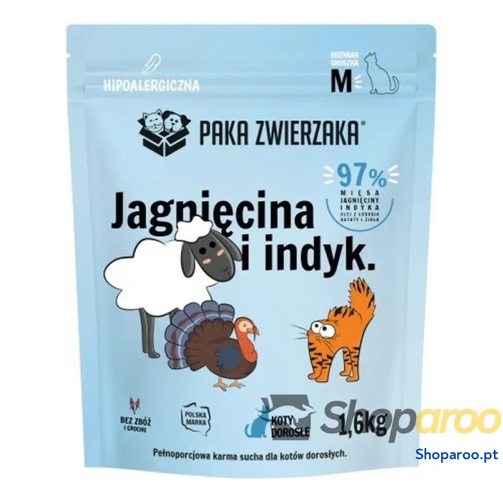 Comida para gato Paka Zwierzaka Borrego 1,6 kg