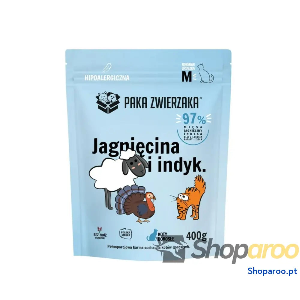 Comida para gato Paka Zwierzaka Borrego 400 g