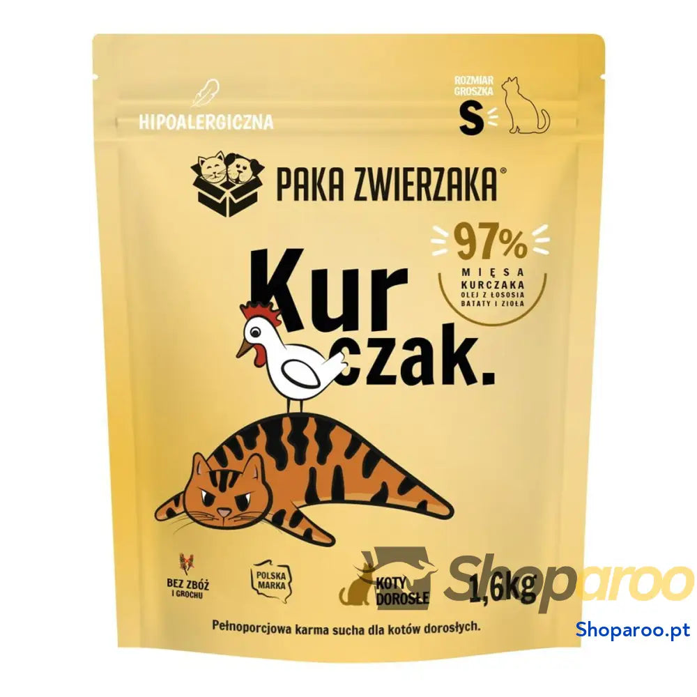 Comida para gato Paka Zwierzaka Frango 1,6 kg