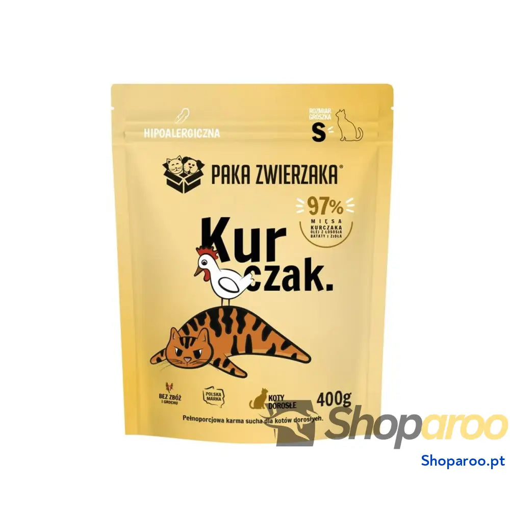 Comida para gato Paka Zwierzaka Frango 400 g
