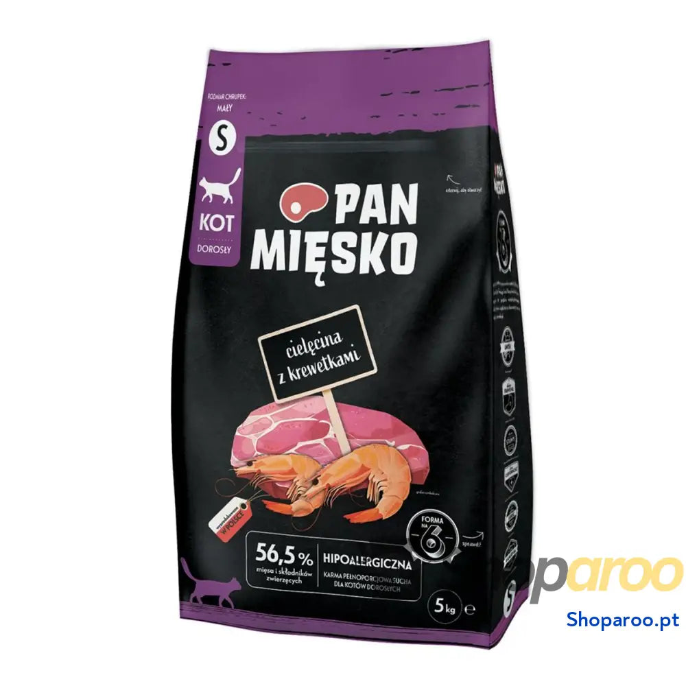 Comida para gato PAN MIĘSKO Vitela 9 kg