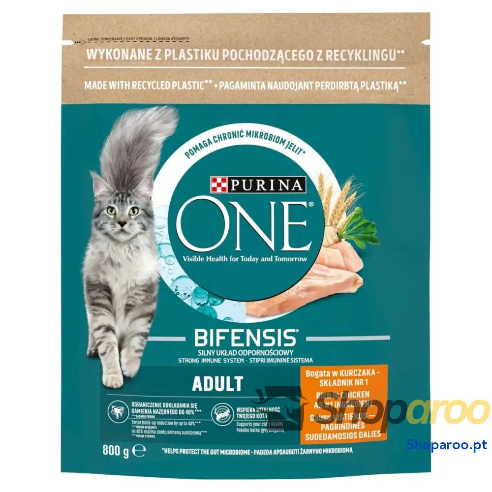 Comida para gato Purina                                 Adulto Frango 800 g