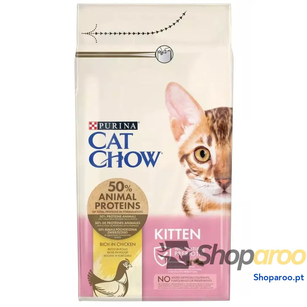 Comida para gato Purina Cat Chow Kitten Frango 1,5 Kg