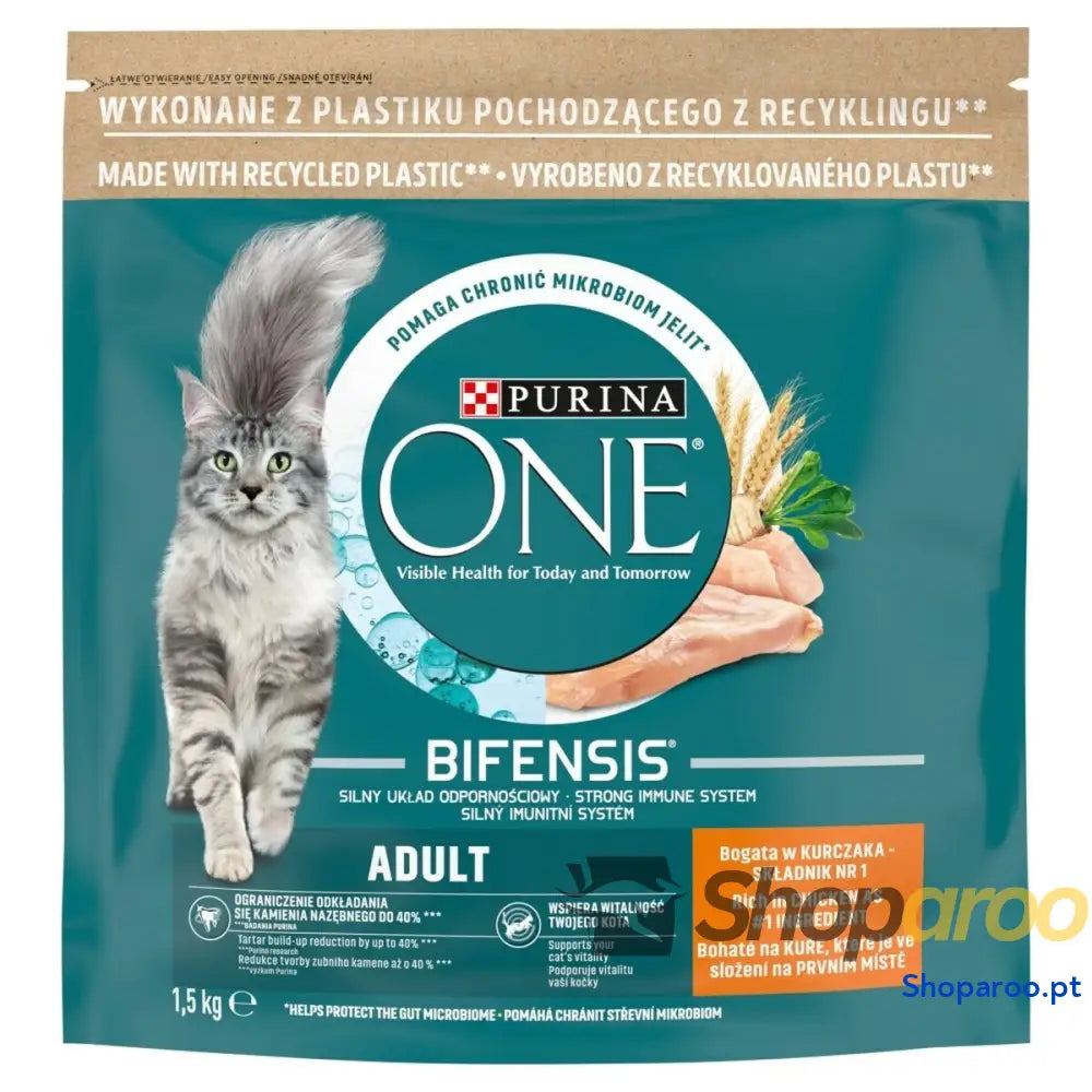 Comida para gato Purina One Bifensis Adult Adulto Frango 1,5 Kg
