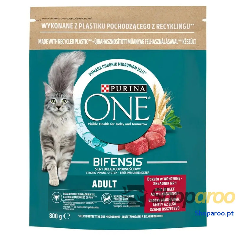 Comida para gato Purina One Bifensis Adult Adulto Vitela 800 g
