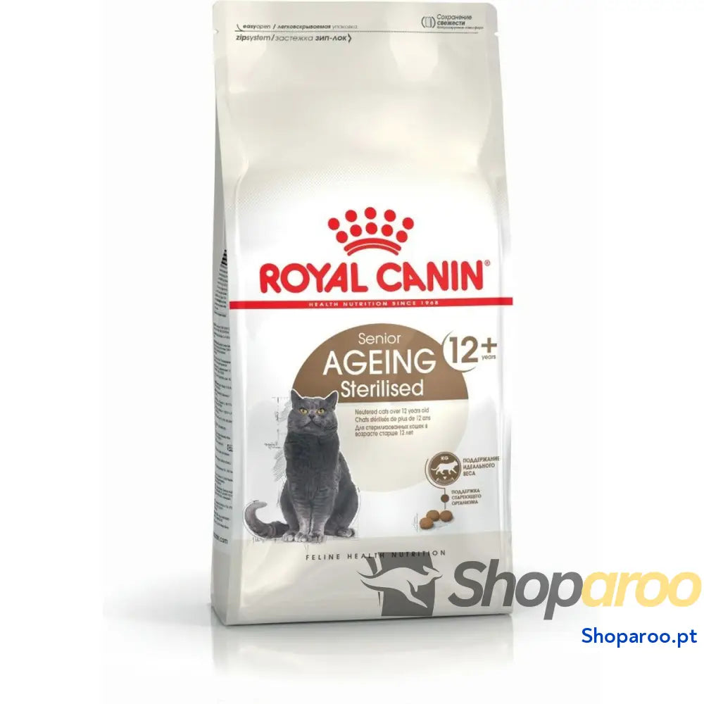 Comida para gato Royal Canin Ageing sterilised 12+ Sénior Frango Milho Vegetal Pássaros 2 Kg
