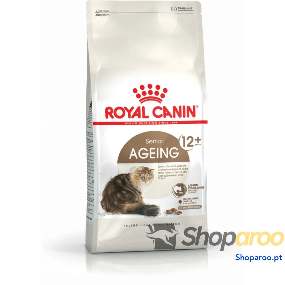 Comida para gato Royal Canin Senior Ageing 12+ Sénior Frango Vegetal Pássaros 4 Kg