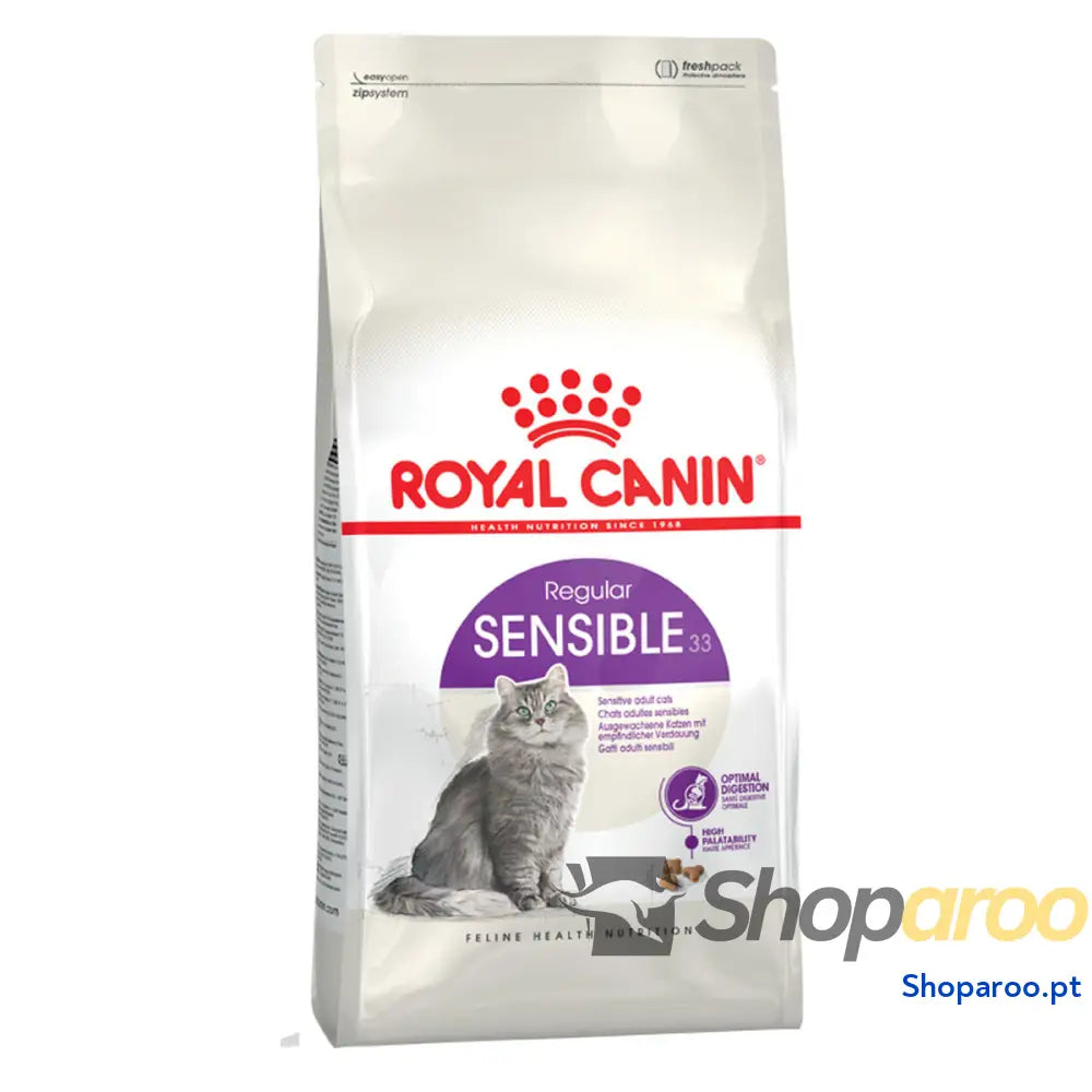 Comida para gato Royal Canin Sensible 33 Adulto Arroz Pássaros 4 Kg