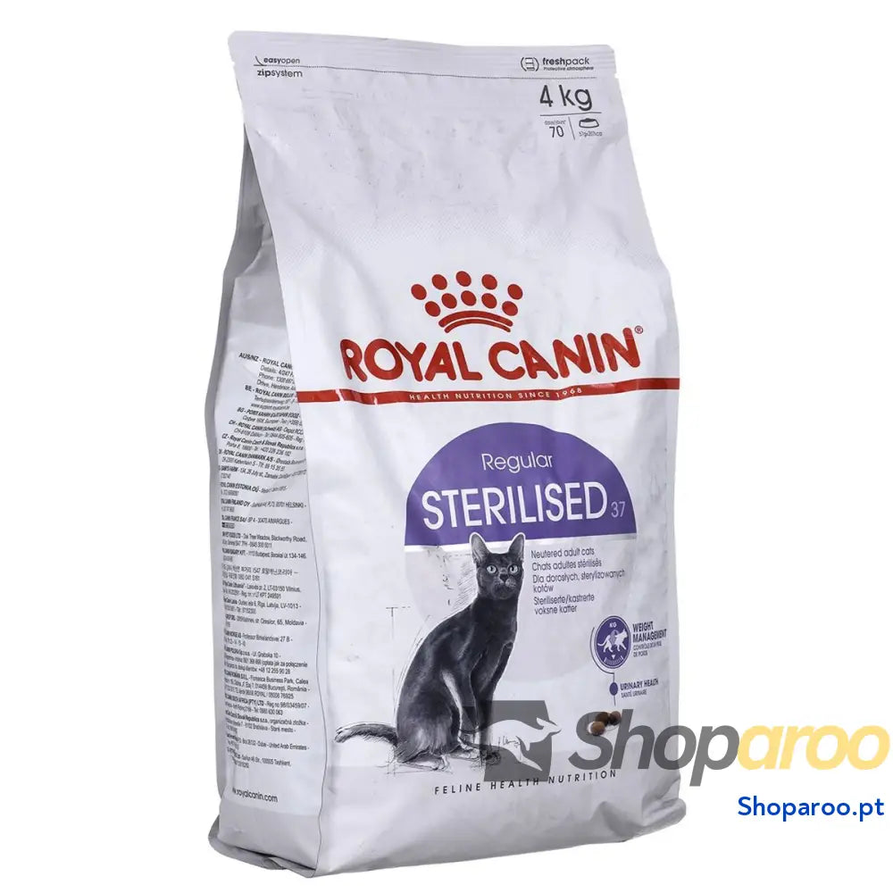 Comida para gato Royal Canin Sterilised 37 Adulto Pássaros 4 Kg