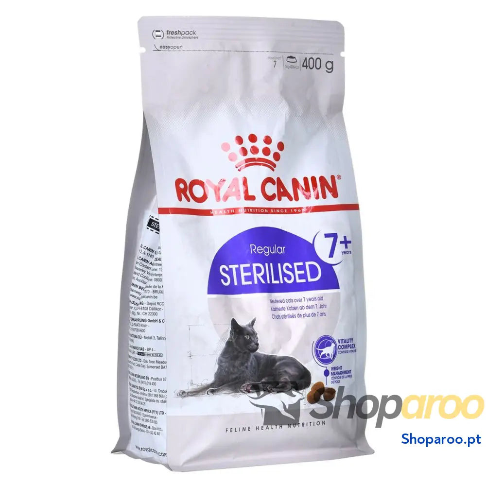 Comida para gato Royal Canin Sterilised 7+ Pássaros 400 g