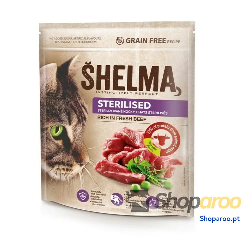 Comida para gato Shelma Carne de bovino 1,4 Kg