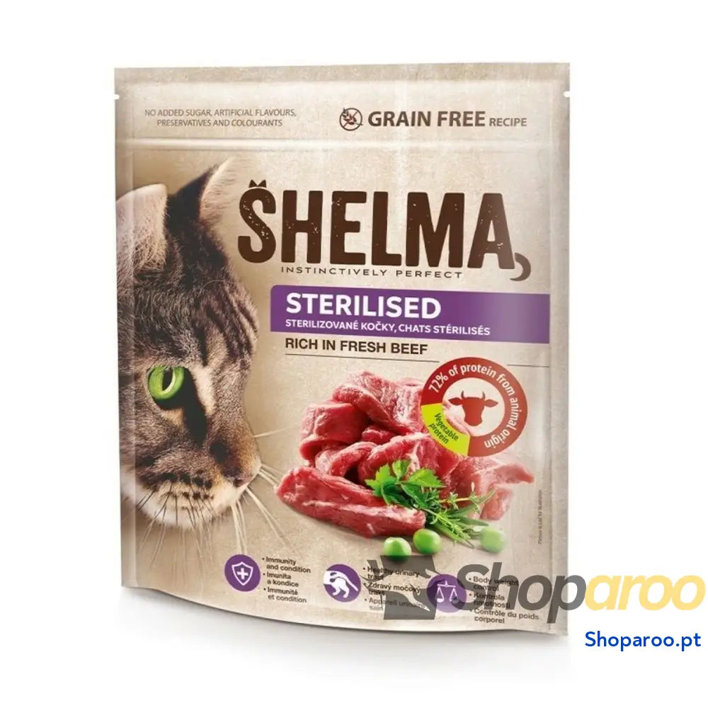 Comida para gato Shelma Carne de bovino 8 kg