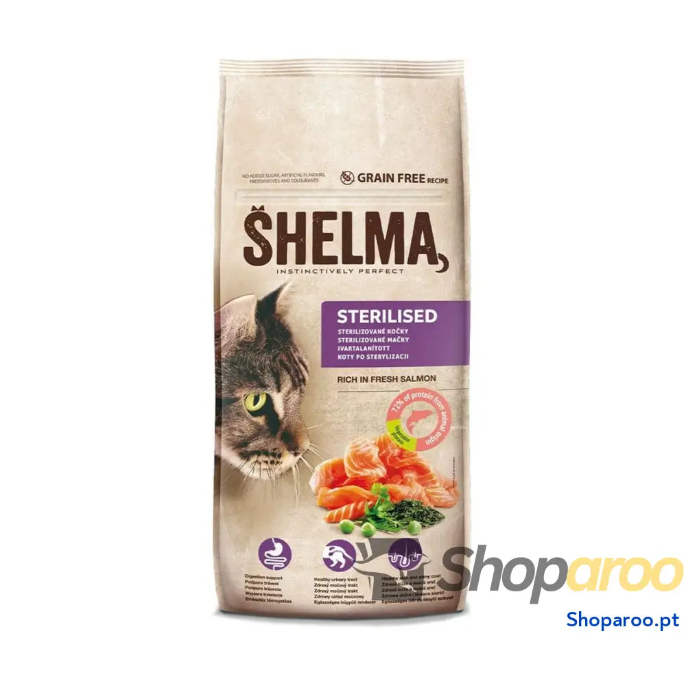 Comida para gato Shelma Salmão 8 kg