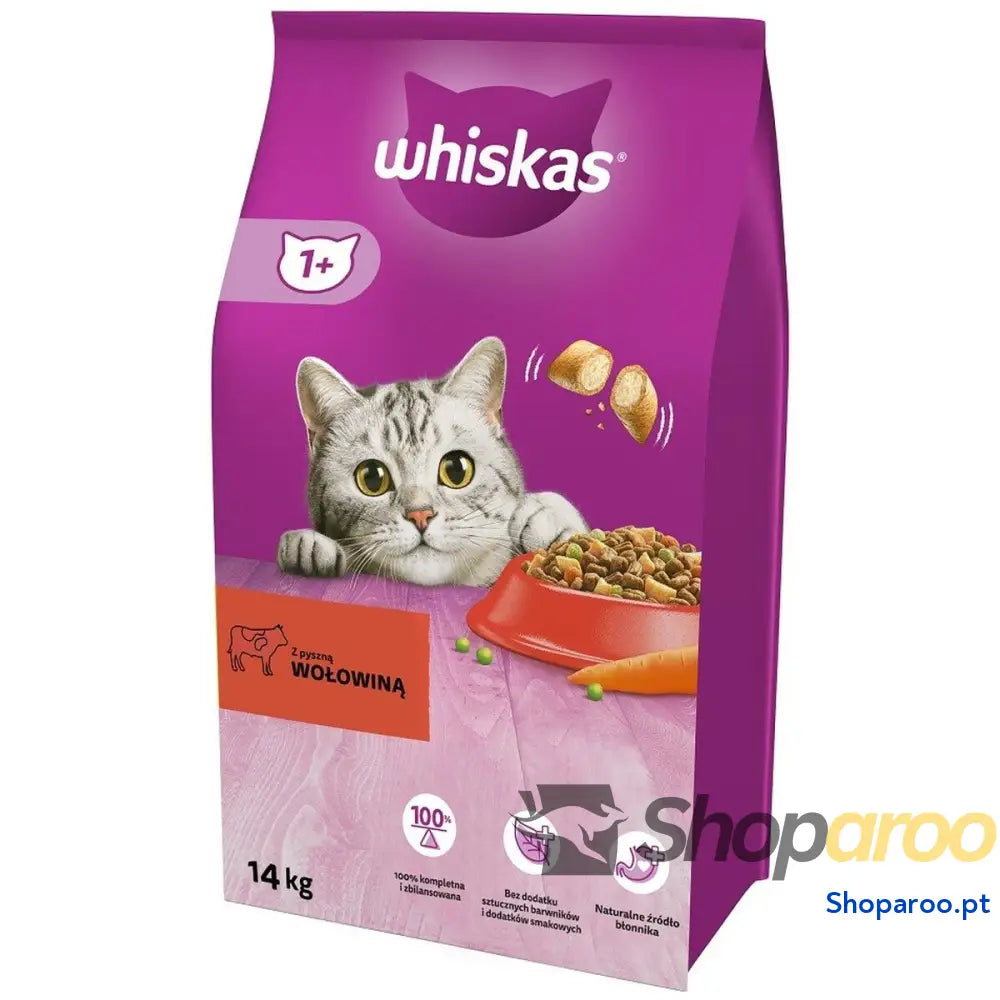 Comida para gato Whiskas 5900951014345 Adulto Vitela 14 Kg