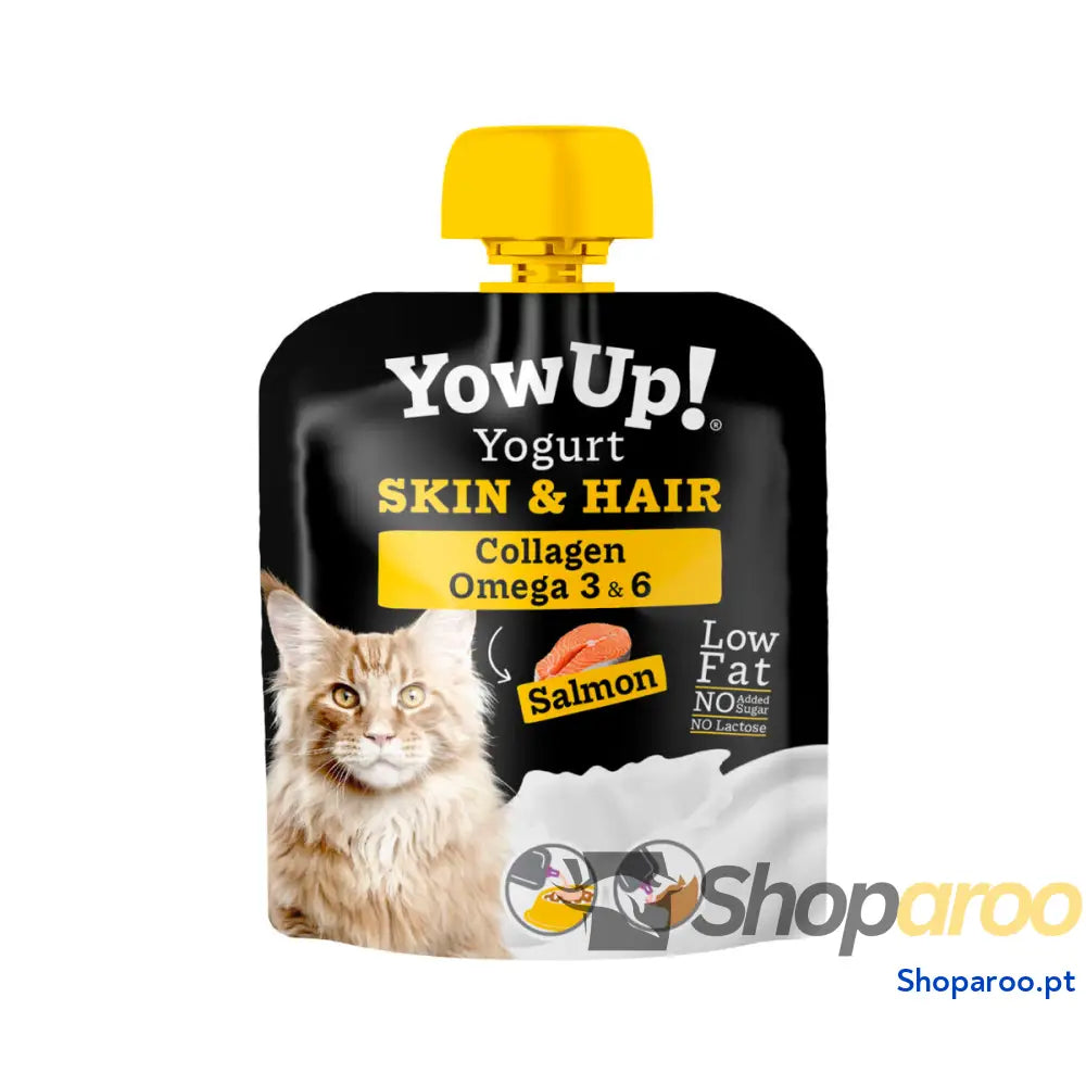 Comida para gato YowUp Skin & Hair Salmão 10 Unidades