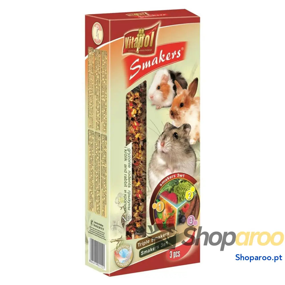 Comida Vitapol Smakers Animais pequenos 135 g