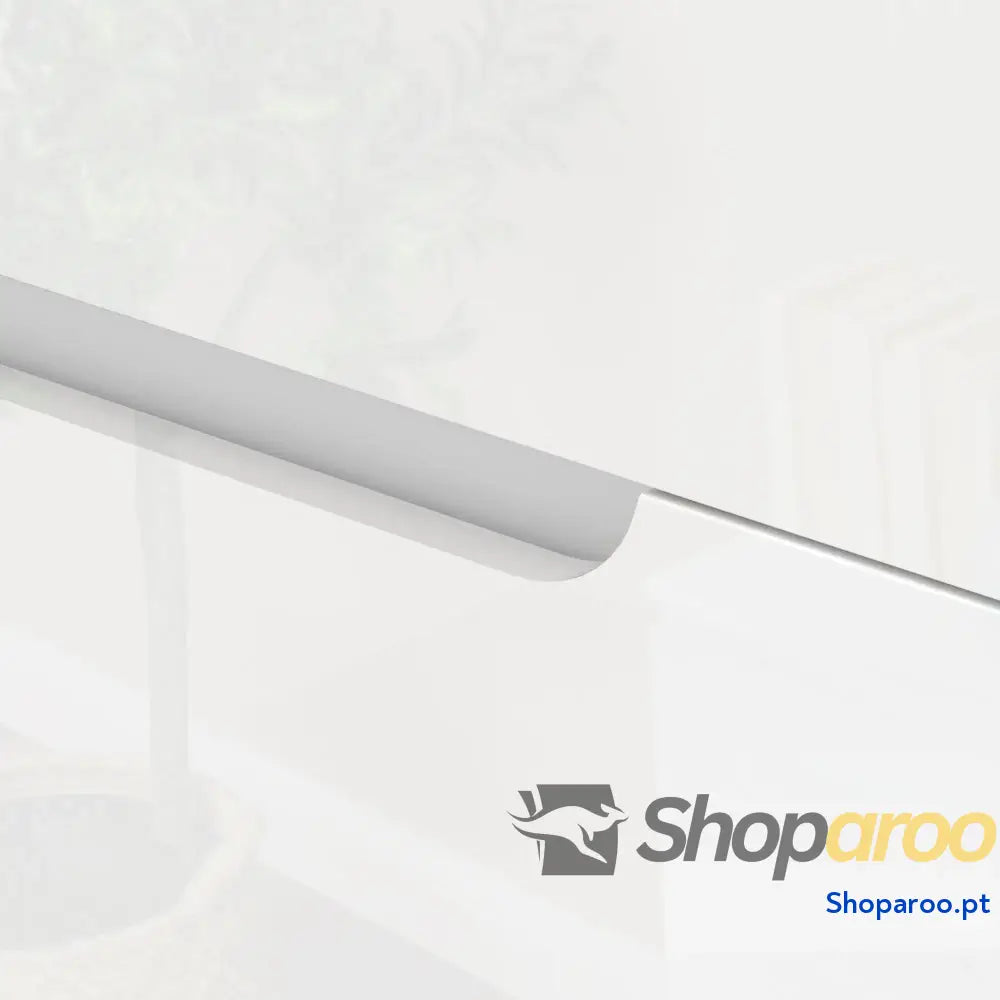 Cómoda com 6 Gavetas de Dormitório Moderna Sistema Anti-Tombo 120x40x75 cm Branco