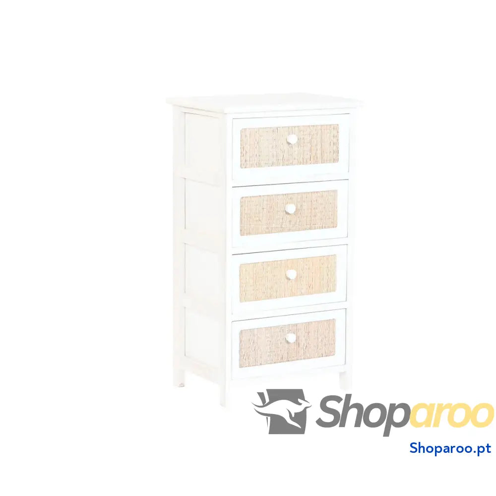 Cómoda Home ESPRIT Branco Cottage Decapé 40 x 29 73 cm