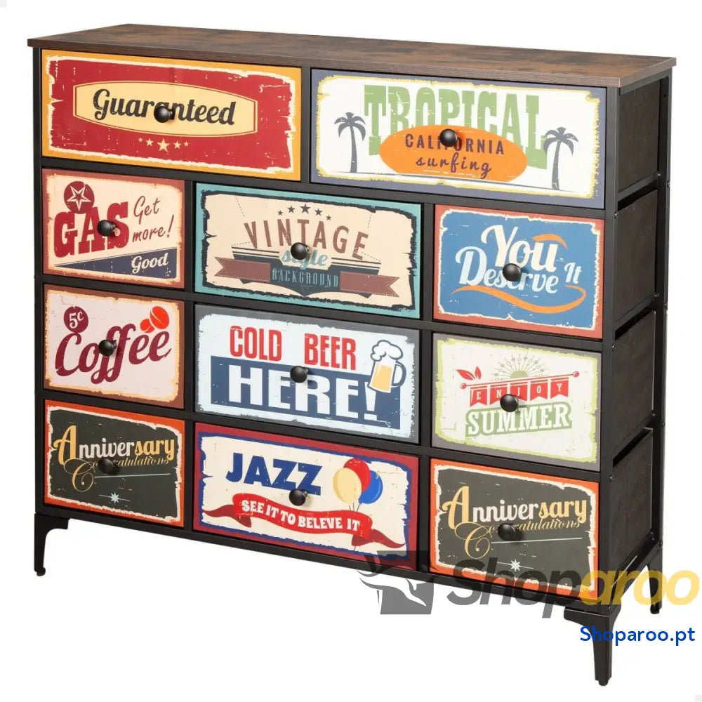 Cómoda Max Home Vintage 103 x 98 30 cm
