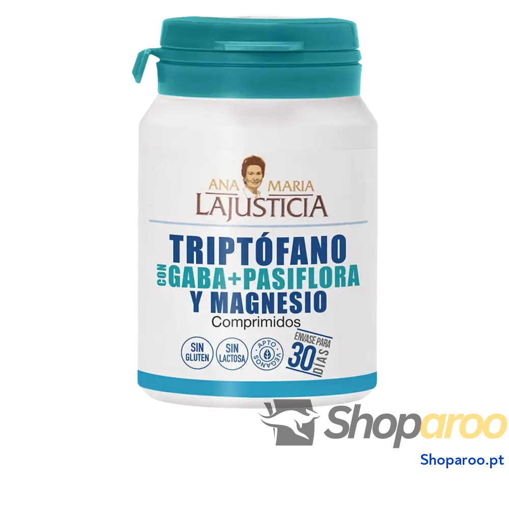 Complemento Alimentar Ana María Lajusticia Triptofano Con Gaba Pasiflora Y Magnesio 60 Unidades