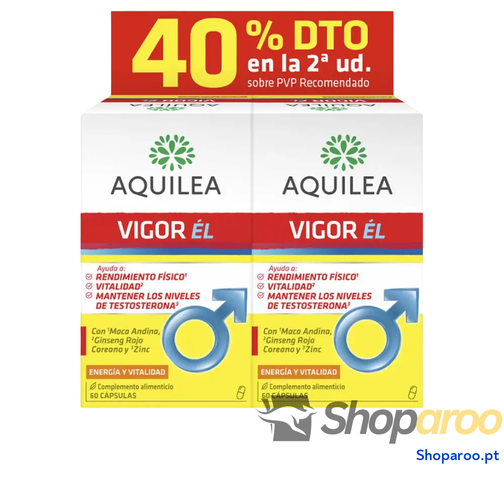 Complemento Alimentar Aquilea VIGOR ÉL 2 Unidades