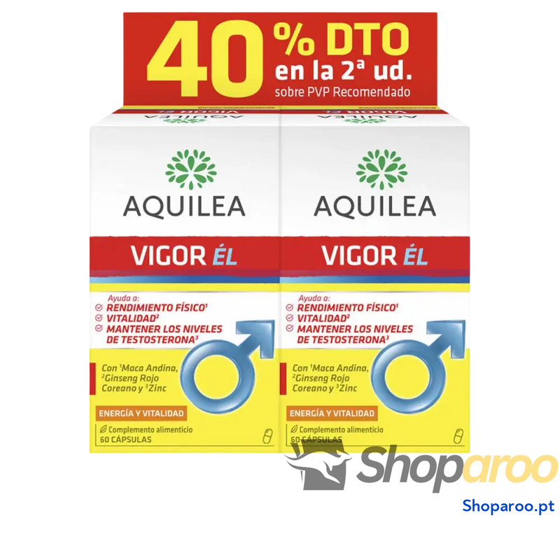 Complemento Alimentar Aquilea VIGOR ÉL 2 Unidades