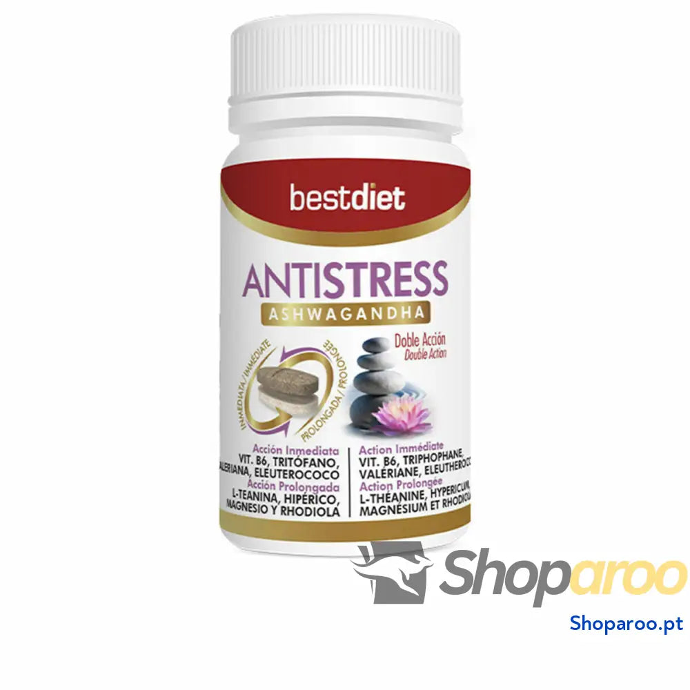 Complemento Alimentar Best Diet Antistress Ashwagandha 30 Unidades